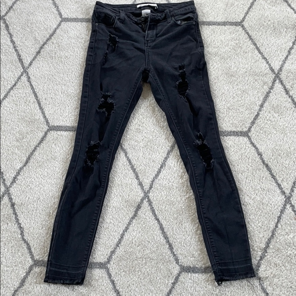 Black Ripped Jeans